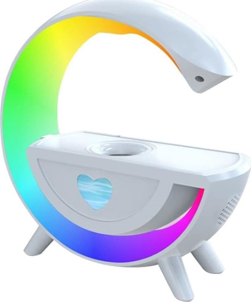 UMIDIFICATORE ARIA ANTIGRAVITAZIONALE GOCCIA ACQUA CON ALTOPARLANTE BLUETOOTH LUCE LED RGB - 2