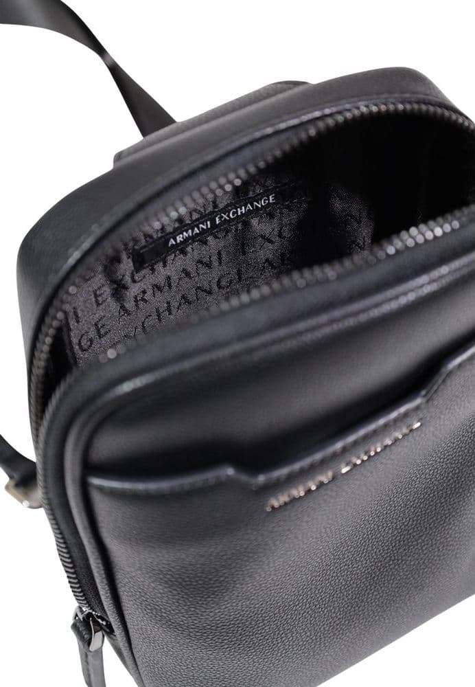 Armani Exchange Black Polyester Backpack - 5