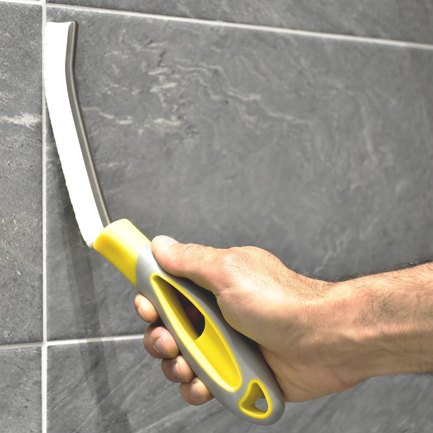 Apex Spazzola Pulisci Fughe Setole Sottili e Resistenti,  cm 30 x 9,5 x 3 - 3
