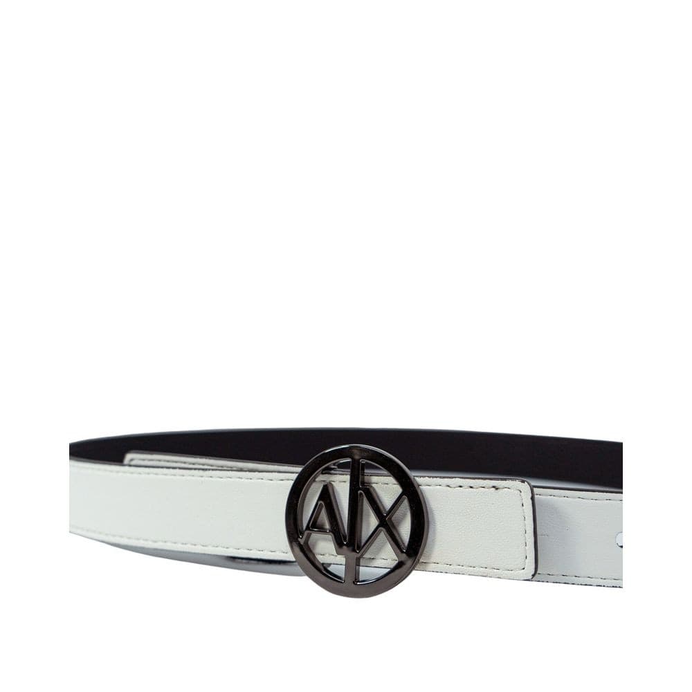 Armani Exchange Black Polyester Thin Belt - 4