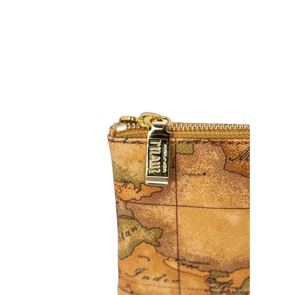 Alviero Martini Prima Classe Beige Leather Clutch Bag - 3