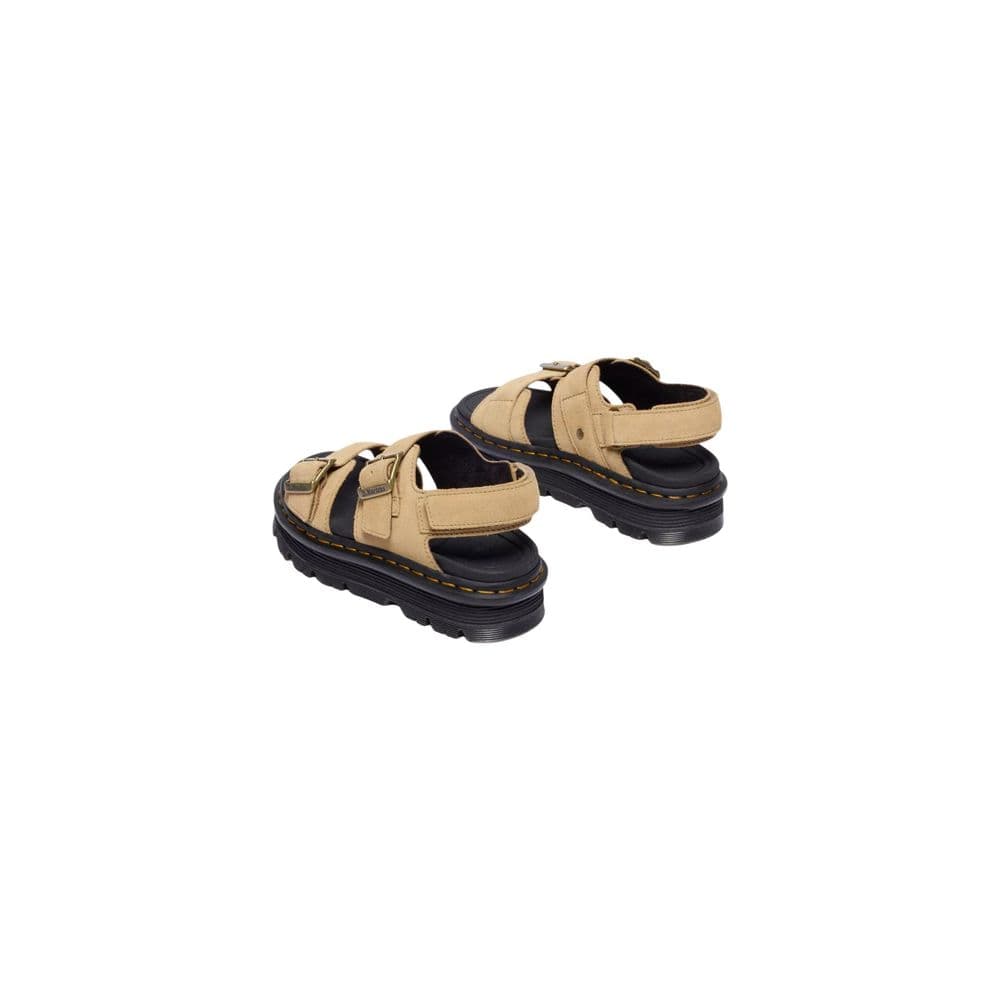 Dr. Martens Beige Leather Platform Sandals - 2