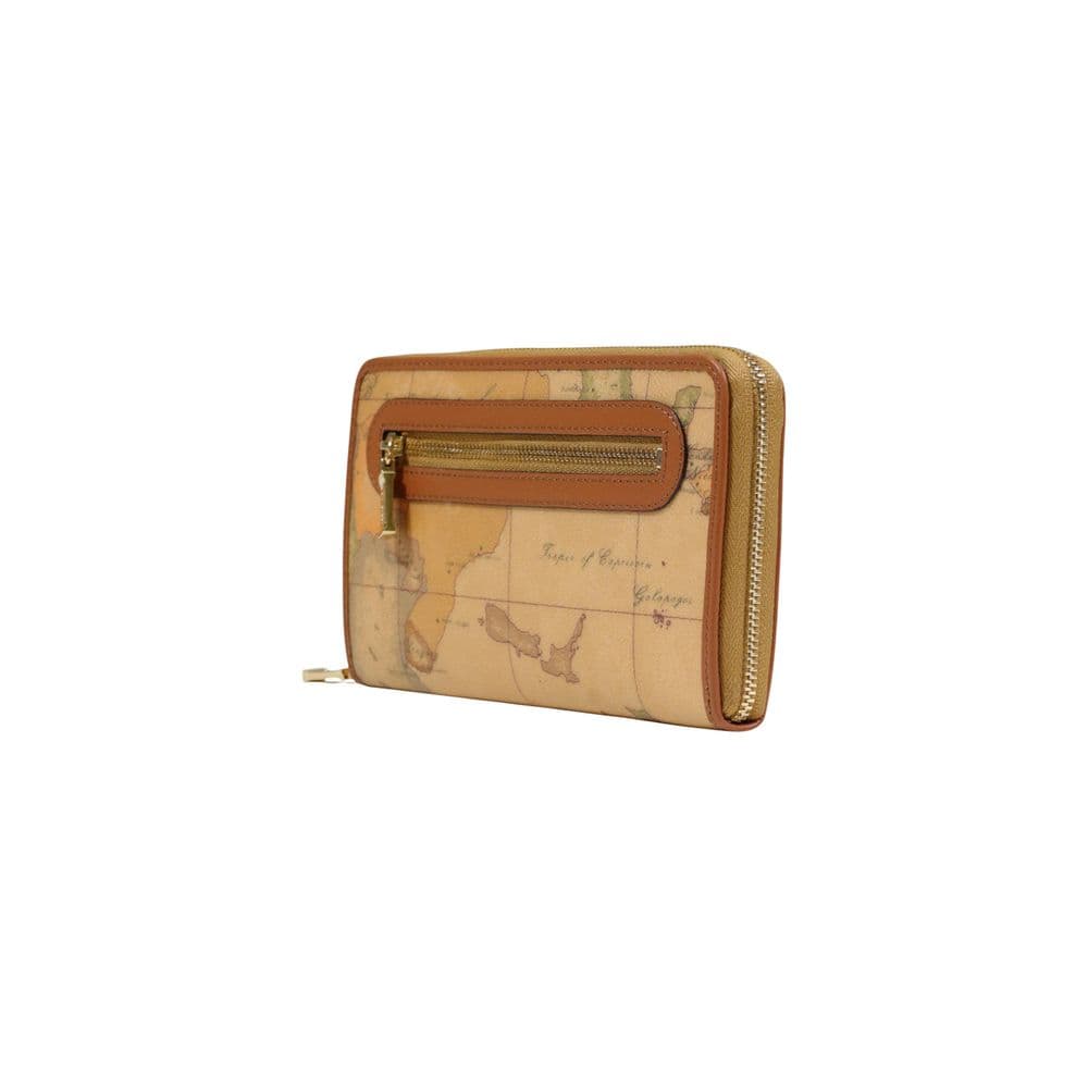 Alviero Martini Prima Classe Beige Leather Wallet - 4