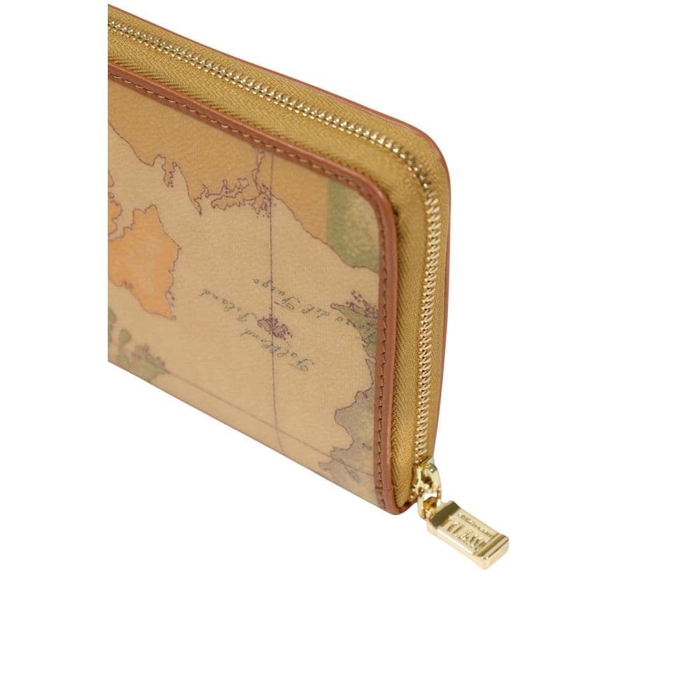 Alviero Martini Prima Classe Beige Leather Wallet - 5