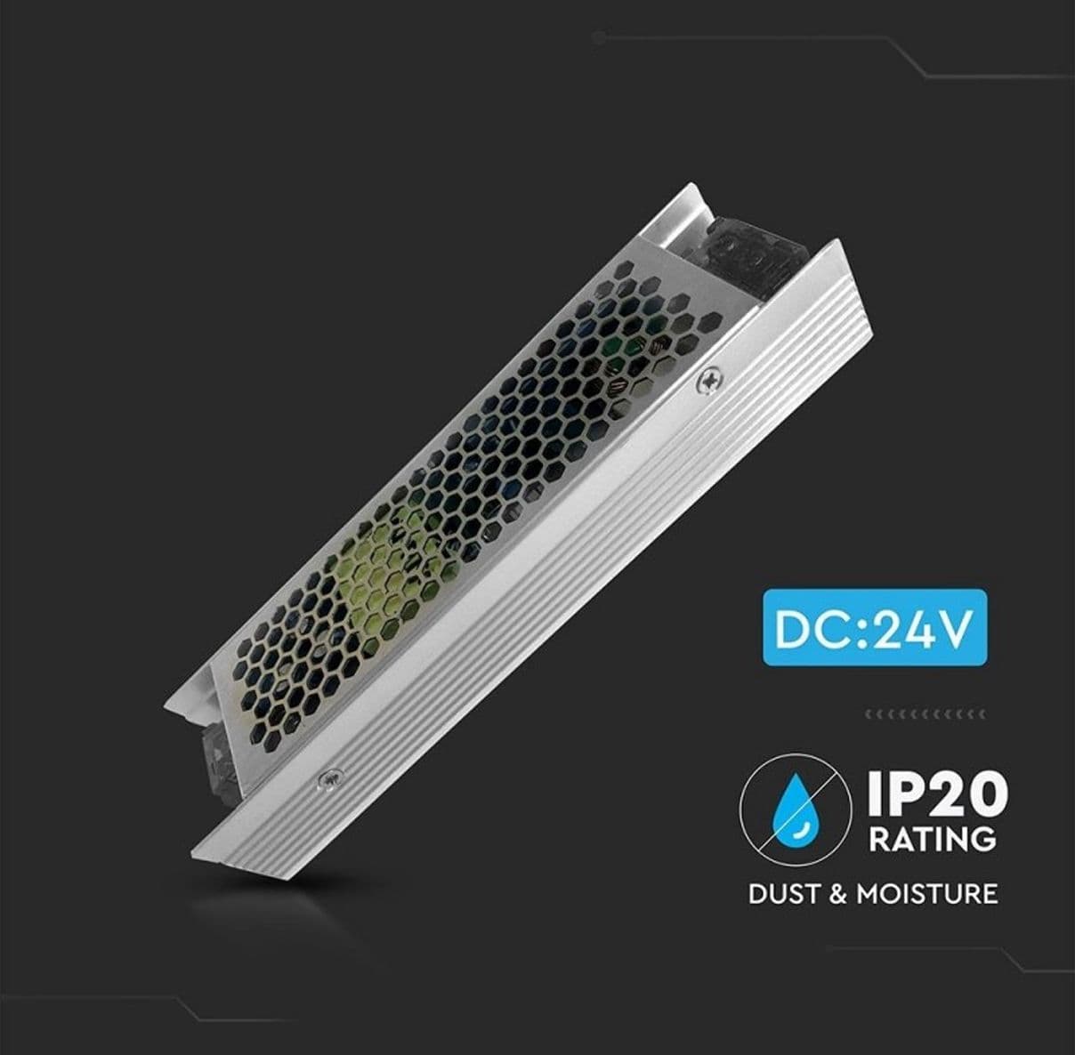 Alimentatore Switching 12V 10A 120W Modello VT-120W-12V Scatola Metallo IP20 Stabilizzato Strisce LED Videosorveglianza - 3