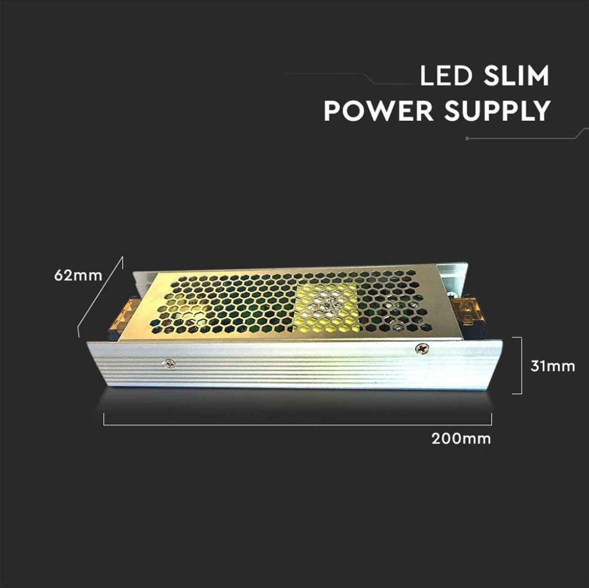 Alimentatore Switching 24V 150W 6.5A Scatola Metallo IP20 Stabilizzato per Strisce LED Videosorveglianza Automazione Elettronica - 2