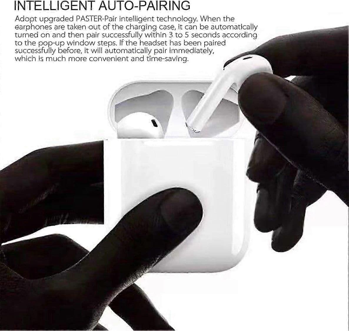 Auricolari Bluetooth 5.0 Wireless i12 TWS - Cuffie Senza Fili Stereo con Custodia di Ricarica Microfono Integrato e Comandi Touch Compatibili con iOS e Android - 2