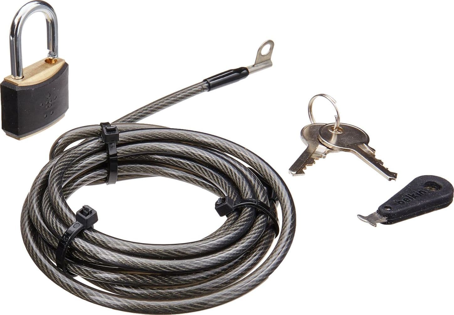 Belkin F8E550ea Cavo di Sicurezza per Notebook - Lucchetto a Chiave 1.8m