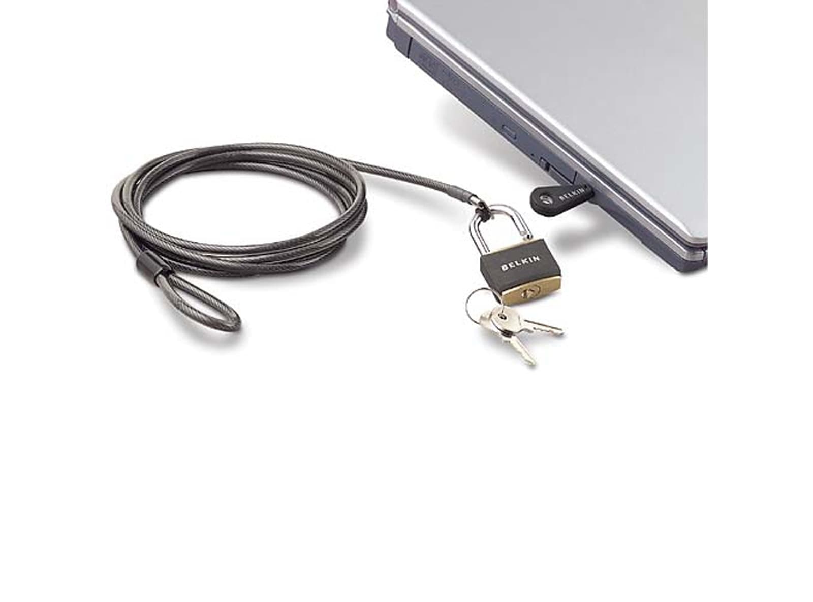 Belkin F8E550ea Cavo di Sicurezza per Notebook - Lucchetto a Chiave 1.8m - 2