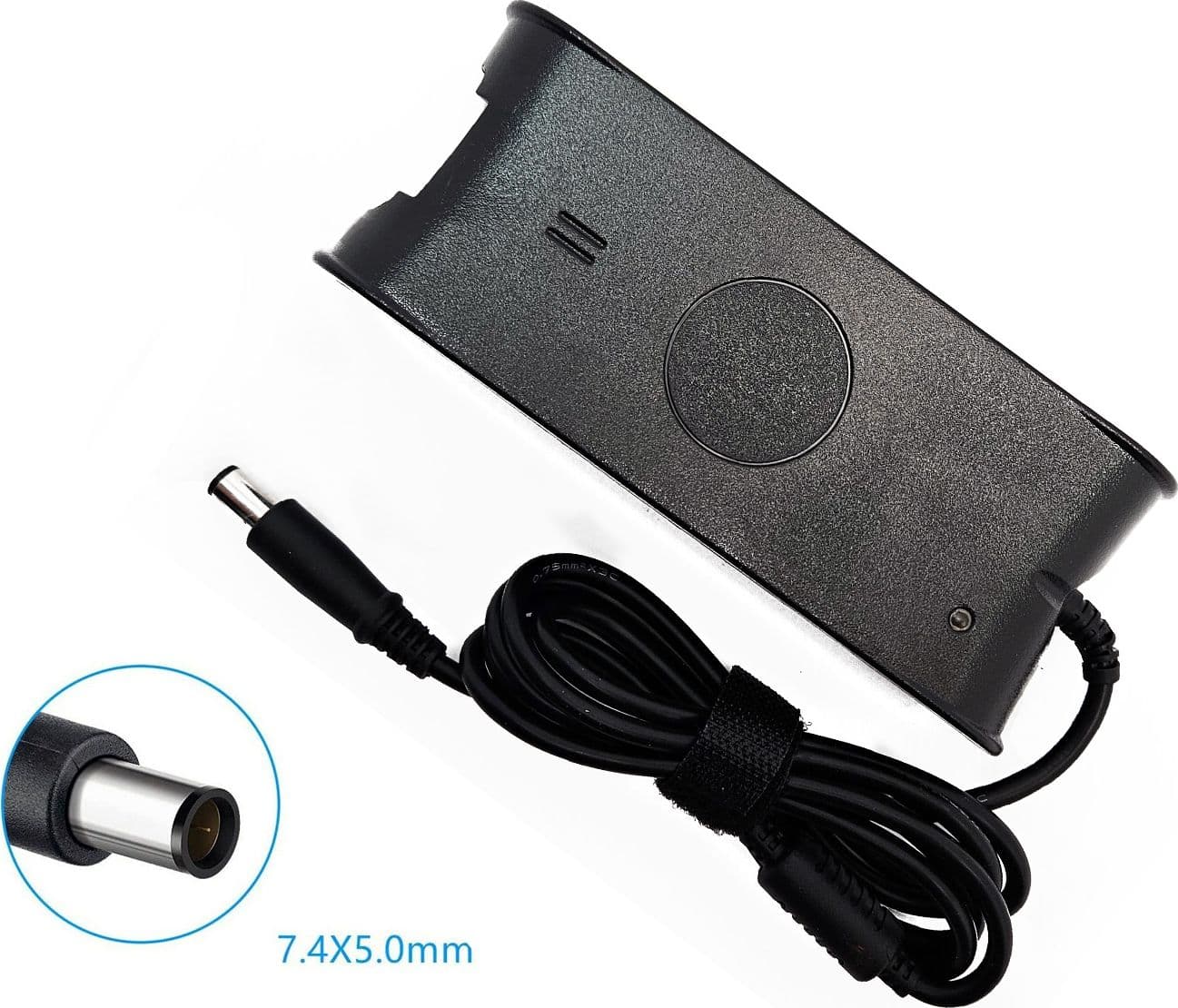 Bundle Alimentatore compatibile Dell 90w 19,5v 4,62A per Notebook Laptop Inspiron Precision Latitude Studio XPS Tiny Mini PC con Spinotto Ago Grande da 7,4*5,0mm + Adattatore da 4,5*3,0mm - 2