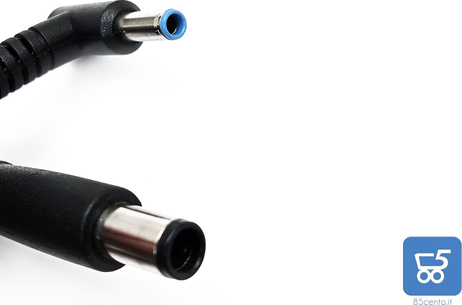 Caricabatterie Originale HP per Notebook Laptop Portatili Mini PC Tiny da 65W 19,5 V 3,33A + Adattatore da 7,4x5mm a 4,5x3mm - Prodotto Nuovi senza cavo alimentazione - 2