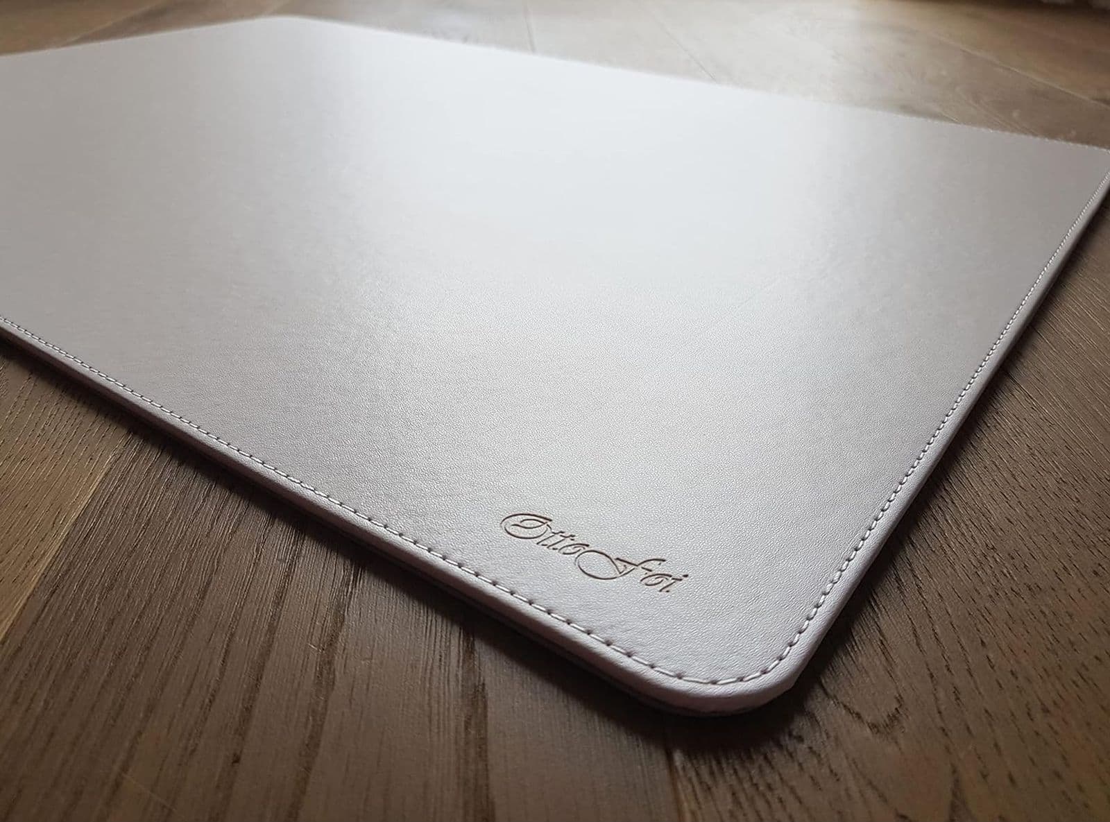 Cartone da 14 Unità di Tappetini Sottomano OttoFoi Scrivania in Simil Pelle Rigido Dimensioni 65 x 45 per Ufficio e Casa Beige - Leggere Descrizione - 2