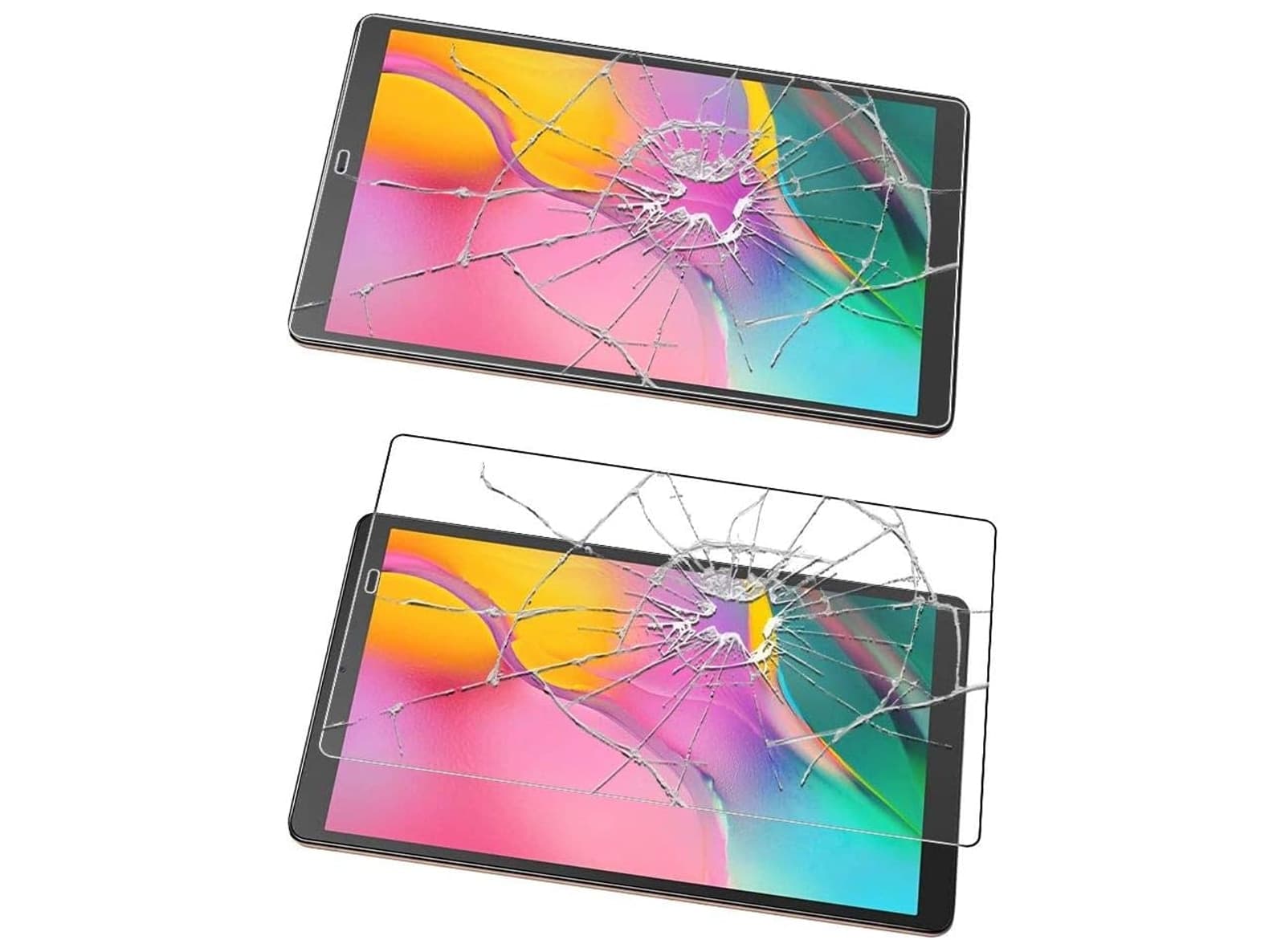 Cover per Samsung Galaxy Tab A 10.1 2019 Custodia Protezione Flip Magnetica e Vetro Temperato - 3