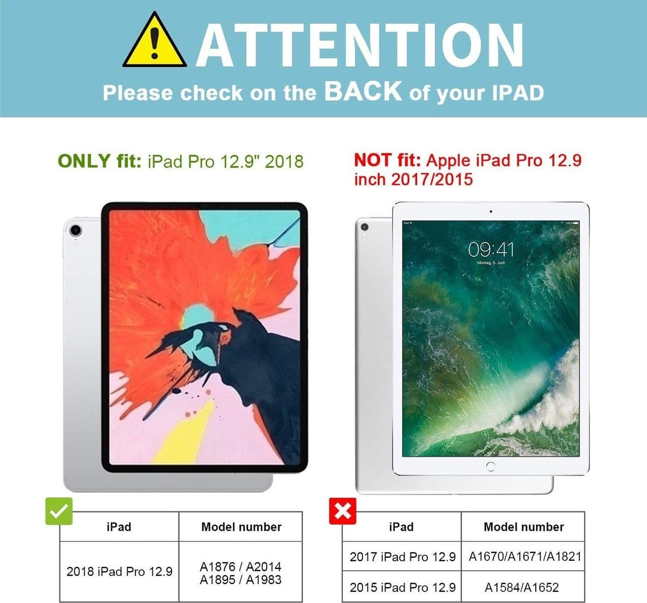 Custodia con Tastiera ProCase per iPad Pro 12.9 modello 2018 Cover Girevole a 360 Gradi con Adesivi per Tastiera Italiani in Dotazione - 2