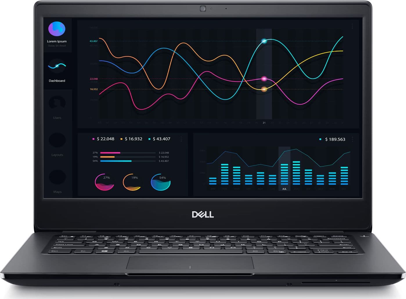 Dell Wyse 5470 14" Notebook Nuovo Aperto per Upgrade – Intel Celeron N4100 Quad-Core 8GB RAM DDR4 SSD 128GB NVMe Scatola Originale