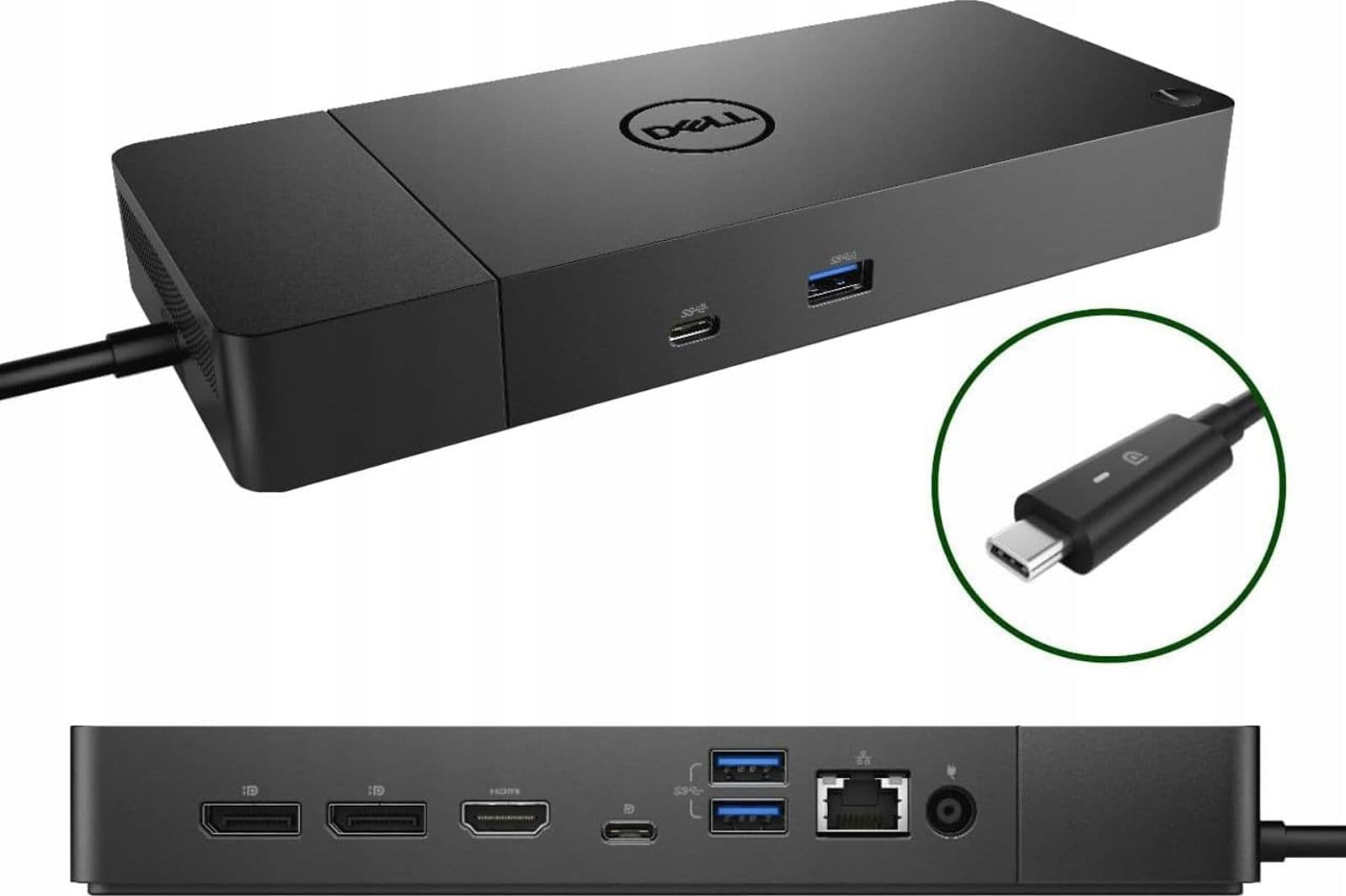 Docking Station Dell WD19S K20A001 USB-C HDMI 2xDisplayPort con Alimentatore 130W e Cavo - Ex Esposizione - 2