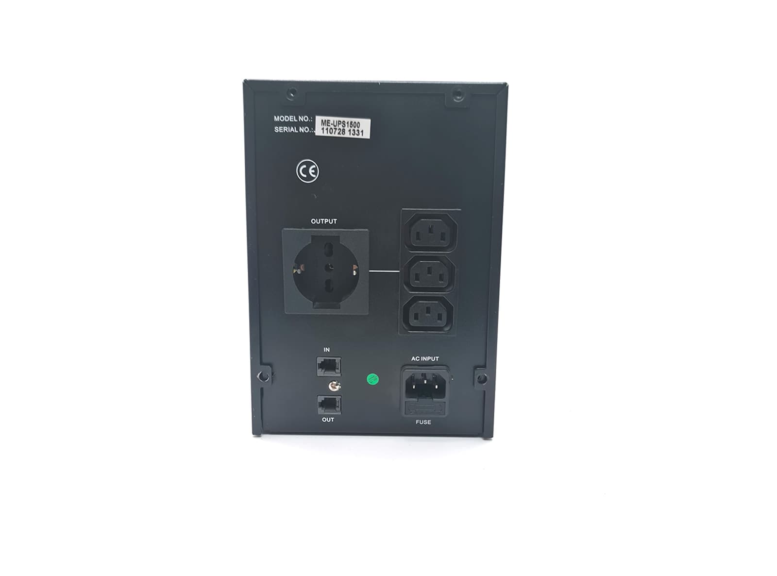 Gruppo di Continuità Mediacom ME-UPS1500 Stabilizzatore PC Schermo NAS Server - Usato privo di BATTERIE e SUPPORTI Interni - 4