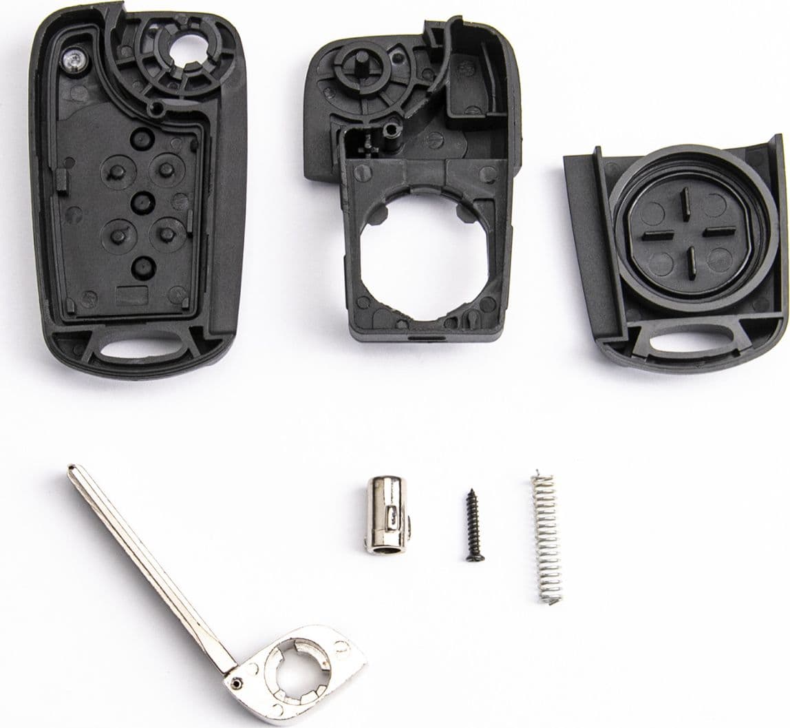 Guscio Chiave Telecomando 3 Tasti Compatibile con Sportage Sorento Rio Soul Picanto con Lama - 2