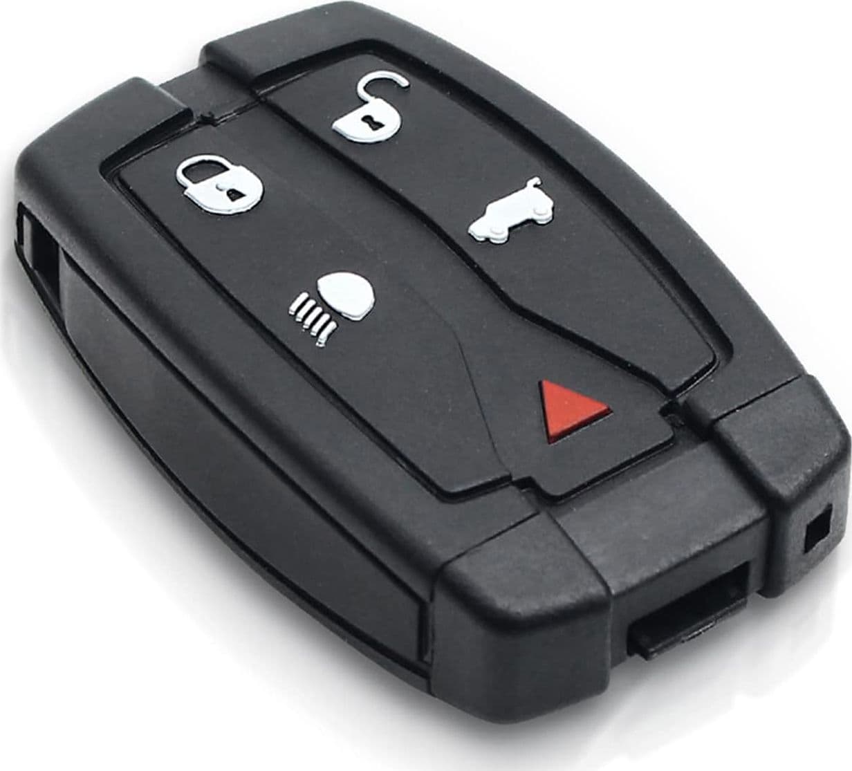 Guscio Telecomando Compatibile con Land Rover Freelander 2 - Chiave di Ricambio Smart Fob a 5 Pulsanti con Lama Vergine Non Tagliata - 3