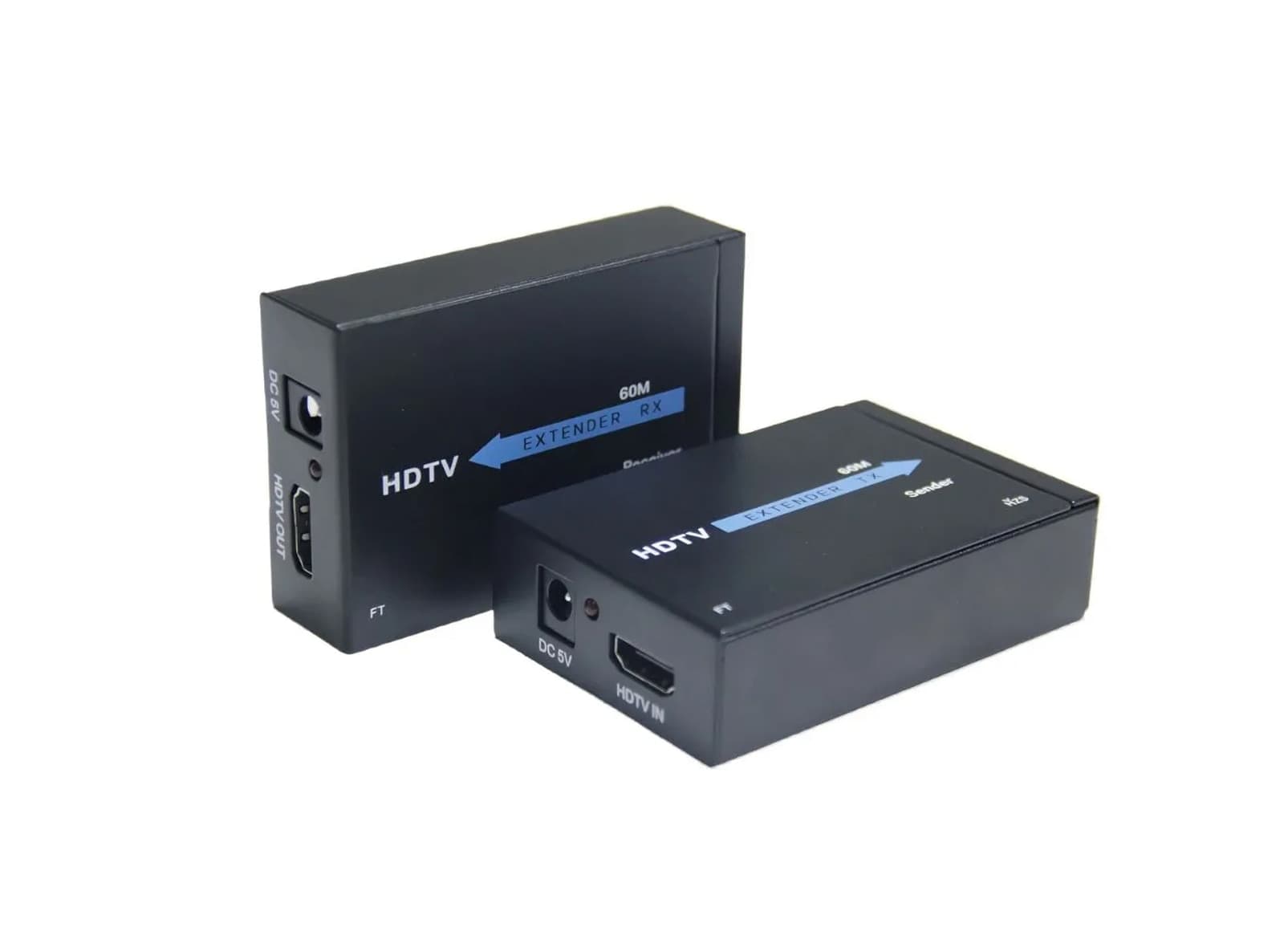 Kit Extender Ricevitore e Trasmettitore HDTV Extender Ethernet Segnale Audio Video HDMI su Cavo Di Rete LAN Over Cat5e Cat6 fino a 60 Metri 1080p - 2