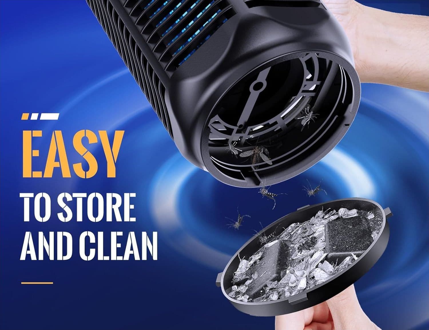 Lanterna Bug Zapper 20 W UV Antizanzare 80 m² Interni/Esterni – Zanzare, Mosche, Vespe - 5