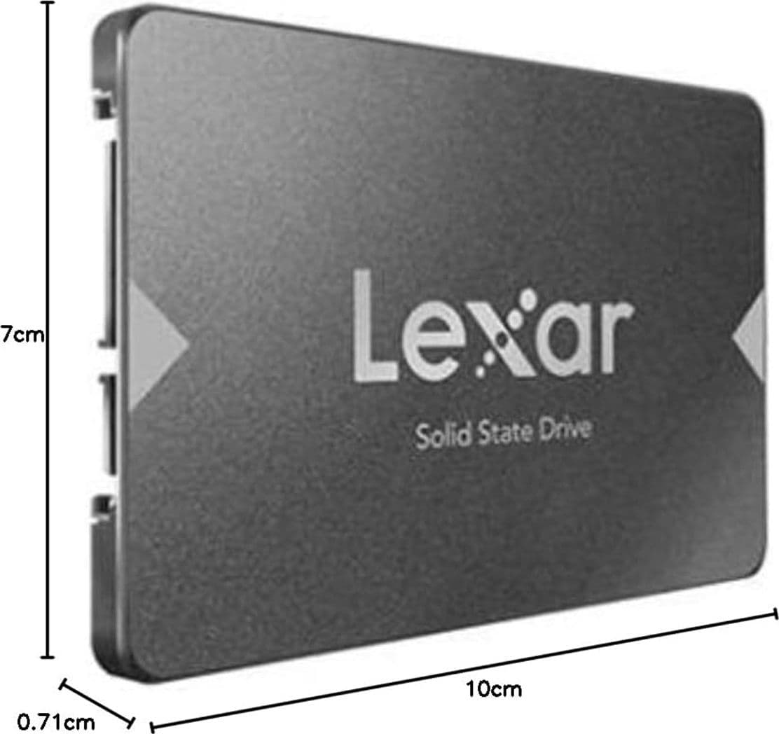 Lexar NS100 da 512GB SSD SATAIII 2.5 Pollici ideale per PC Portatile Desktop - Disco allo Stato Solido Come nuovo Poche Ore di vita - 3