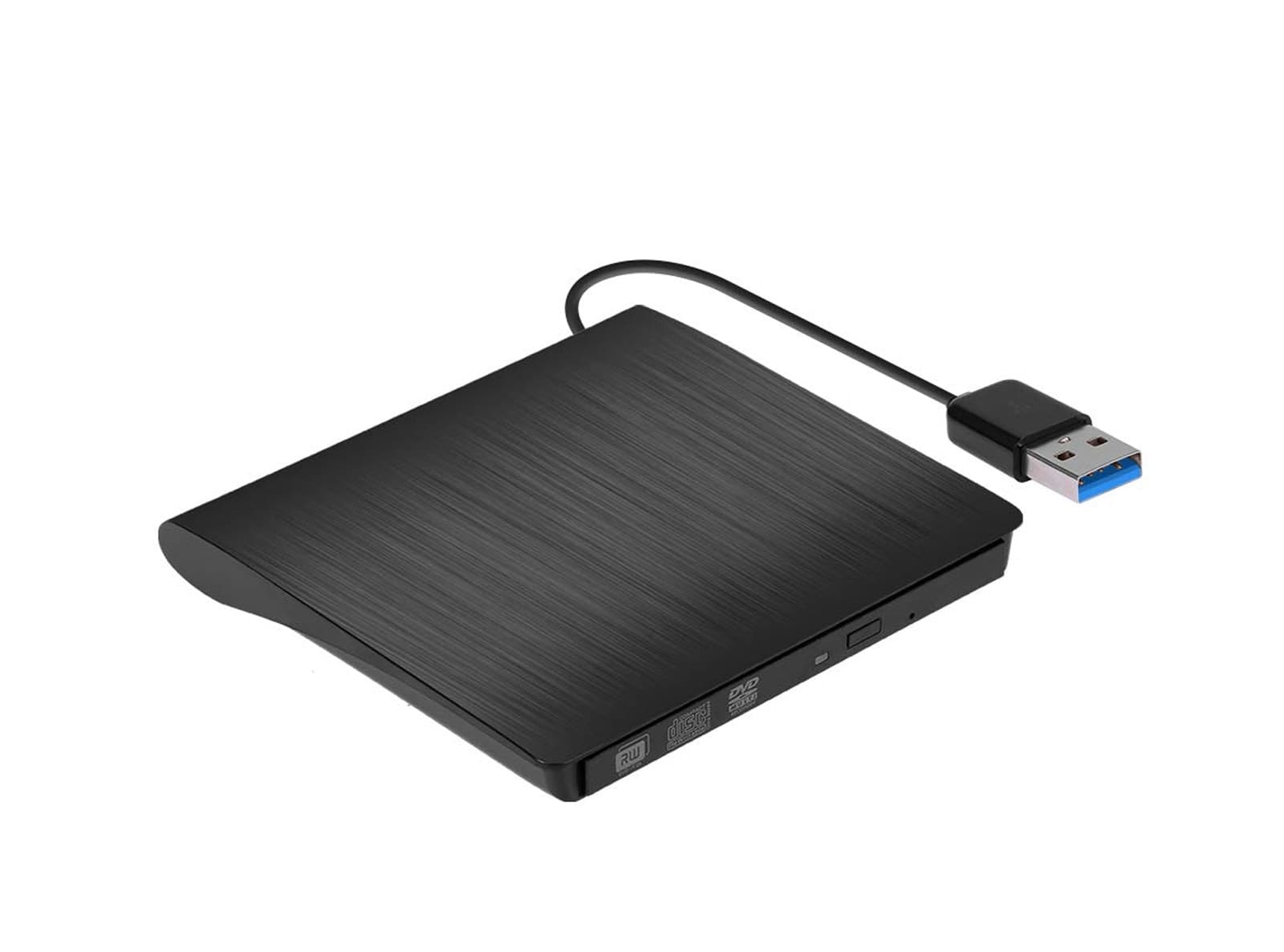 Masterizzatore DVD-RW Esterno USB 3.0 Ultra Slim Portatile Player e Writer Lettore DVD Plug & Play per PC