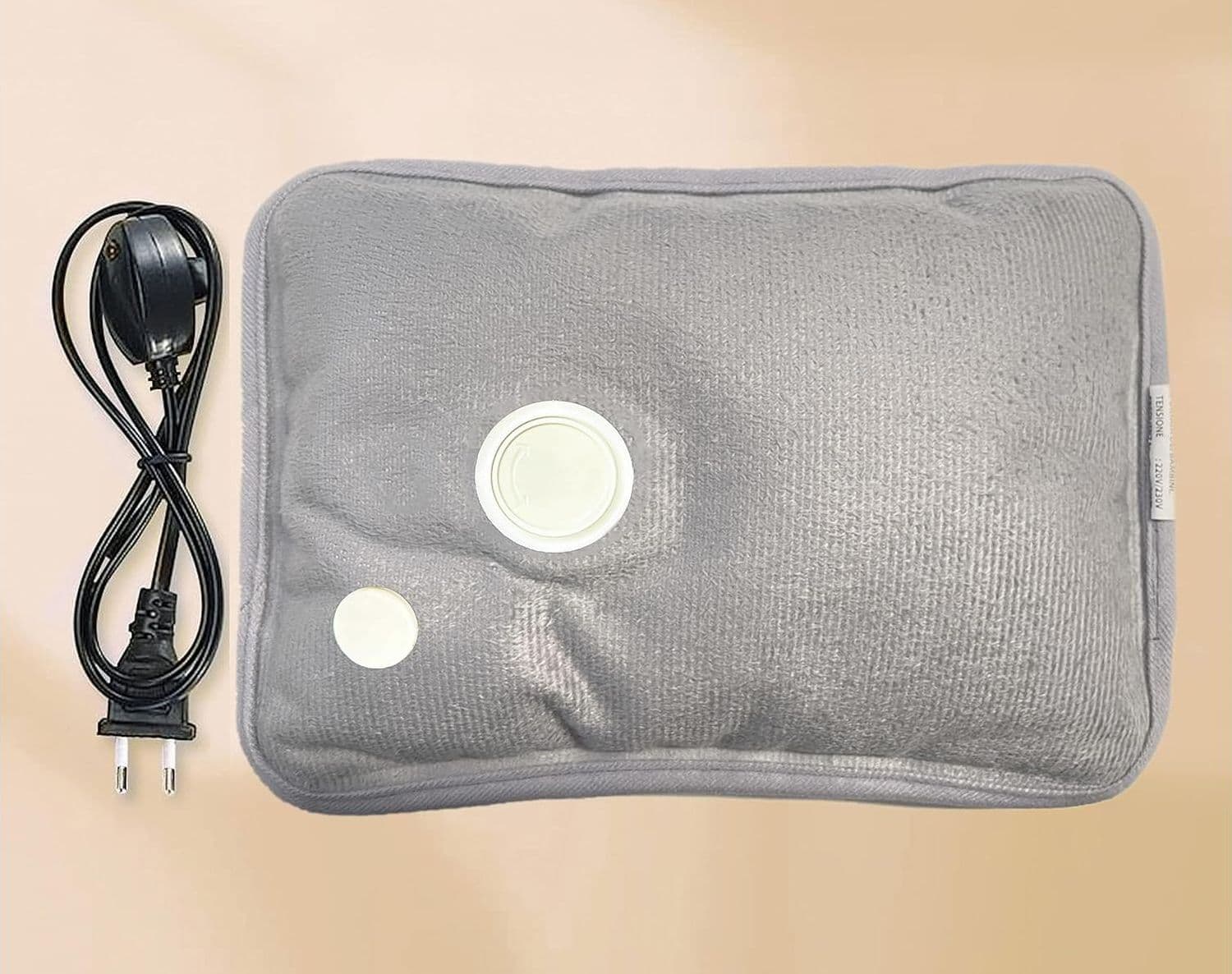 Scaldino Elettrico Borsa Acqua Calda Cuscino Rimovibile e Lavabile Scalda Mani e Piedi in Casa a Letto 500W - 3