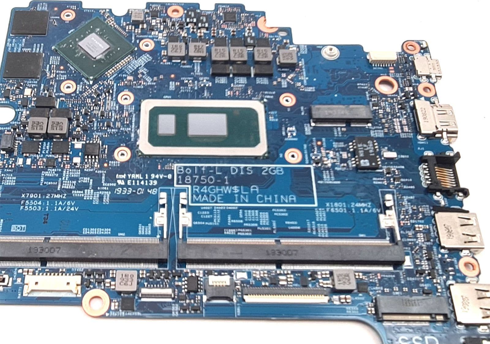 Scheda Madre Dell Latitude 3500 Intel i7 8a Gen GPU Nvidia MX130 2GB Solo Motherboard - Usato - 3