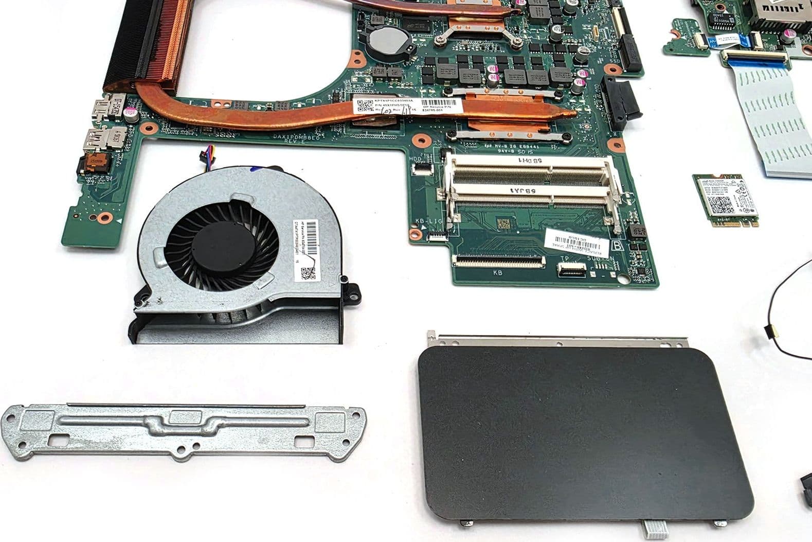 Scheda Madre Ricambio HP Pavilion Gaming 15 X1PD Intel i7-6700HQ NVIDIA GTX 950M 4GB - Connettore Lettore DVD Non Funzionante - Usato - 2