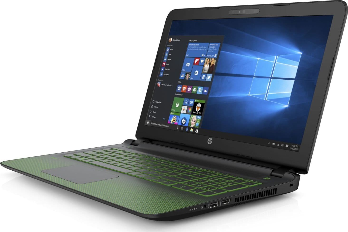 Scheda Madre Ricambio HP Pavilion Gaming 15 X1PD Intel i7-6700HQ NVIDIA GTX 950M 4GB - Connettore Lettore DVD Non Funzionante - Usato - 6