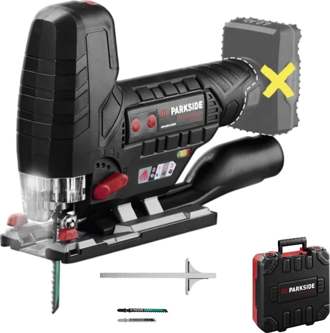 Seghetto a Pendolo Alternativo PARKSIDE Perfomance Brushless PPSTKA 12 A1 Funzionamento a Batteria - Prodotto esposto in negozio