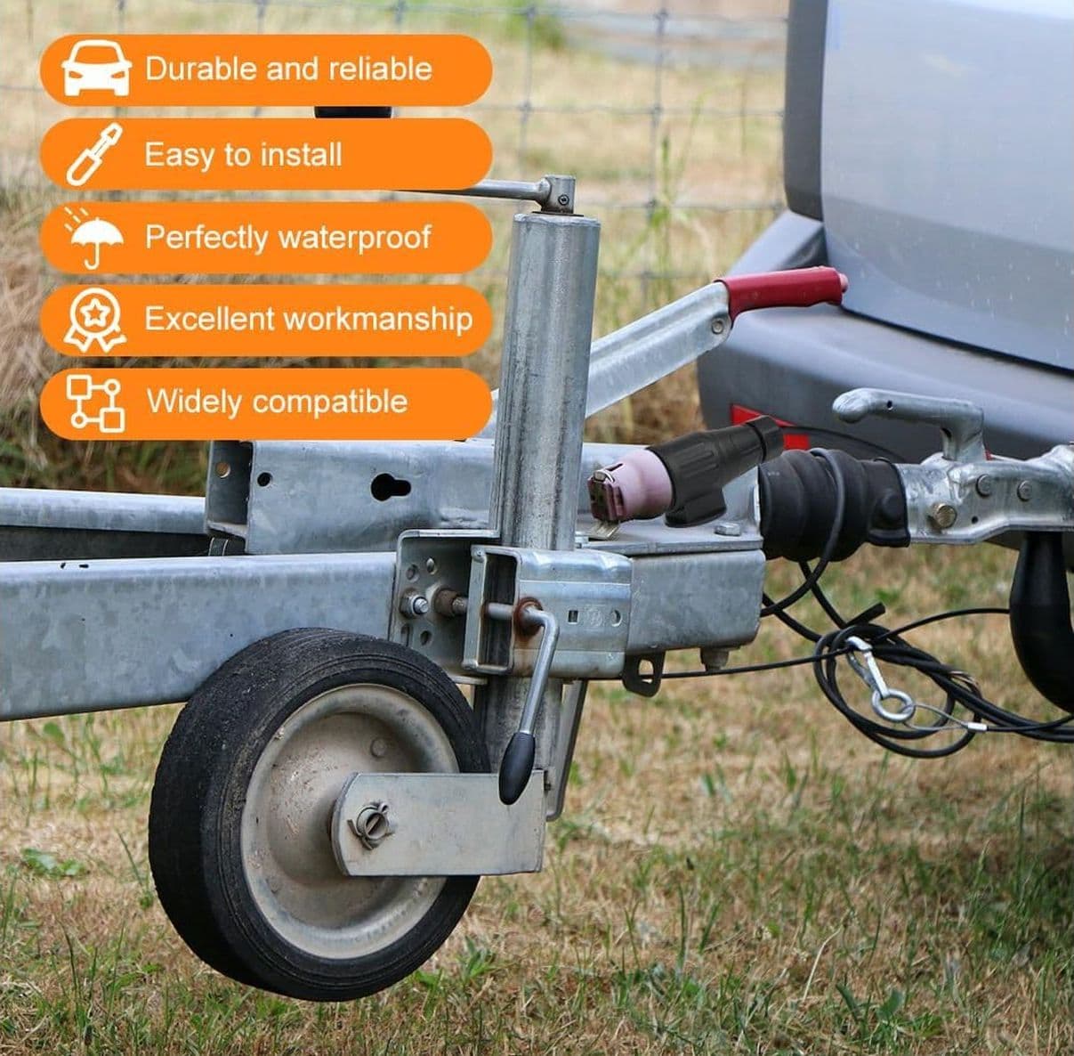Spina Elettrica 13 Poli 12V Adatta per Rimorchio Autocarro RV Barca Caravan Connettori - 4