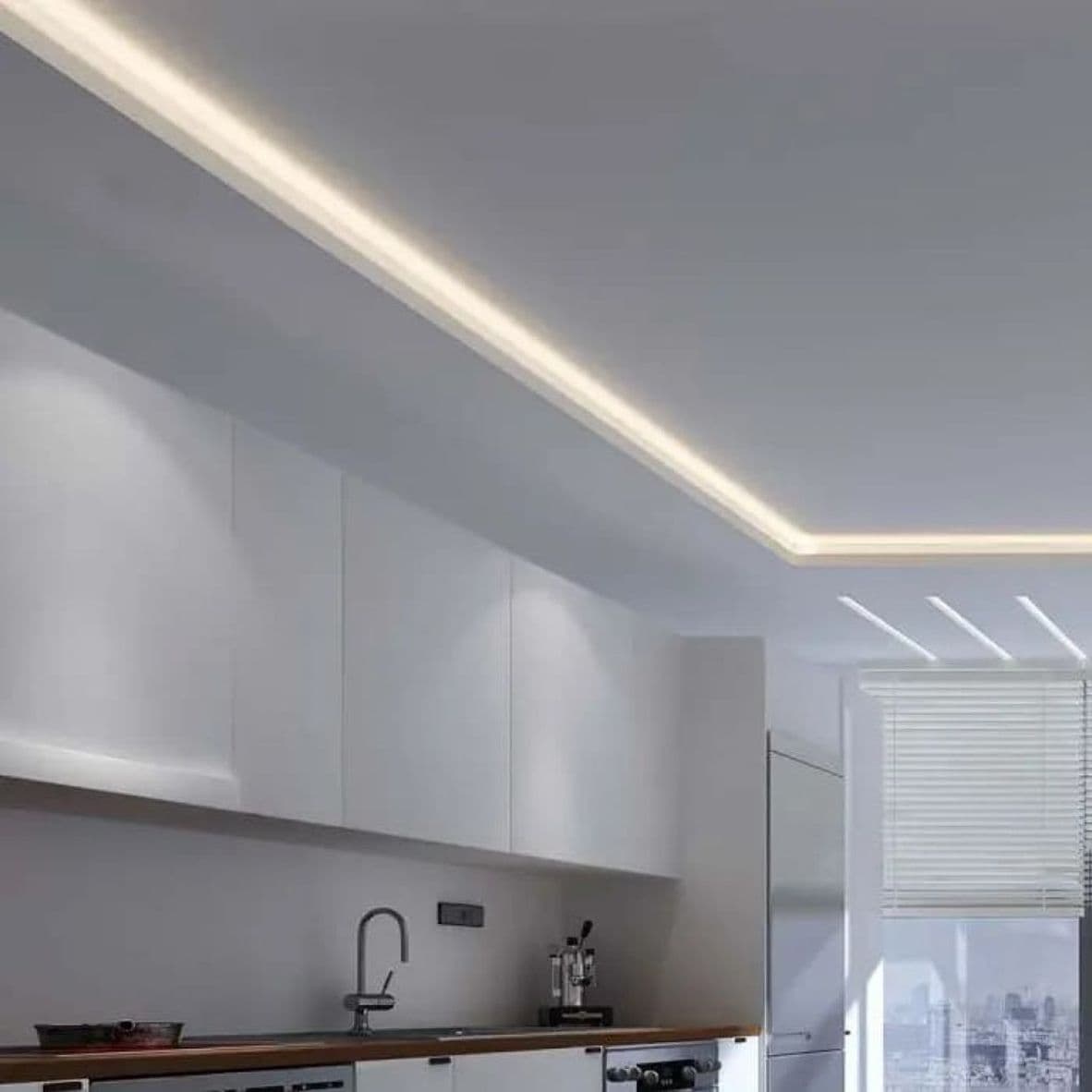 STRISCIA 840 Strip LED Bianco NATURALE da 5 Metri VT-2835IP20-168 24V ALTO RENDIMENTO 140Lm/Watt Totale 60w - 2