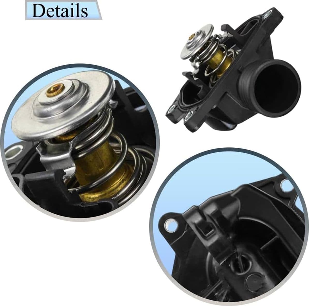 Termostato per Land Rover Freelander 2000-2006 Motore TD4 Corpo Termostato Refrigerante - 4