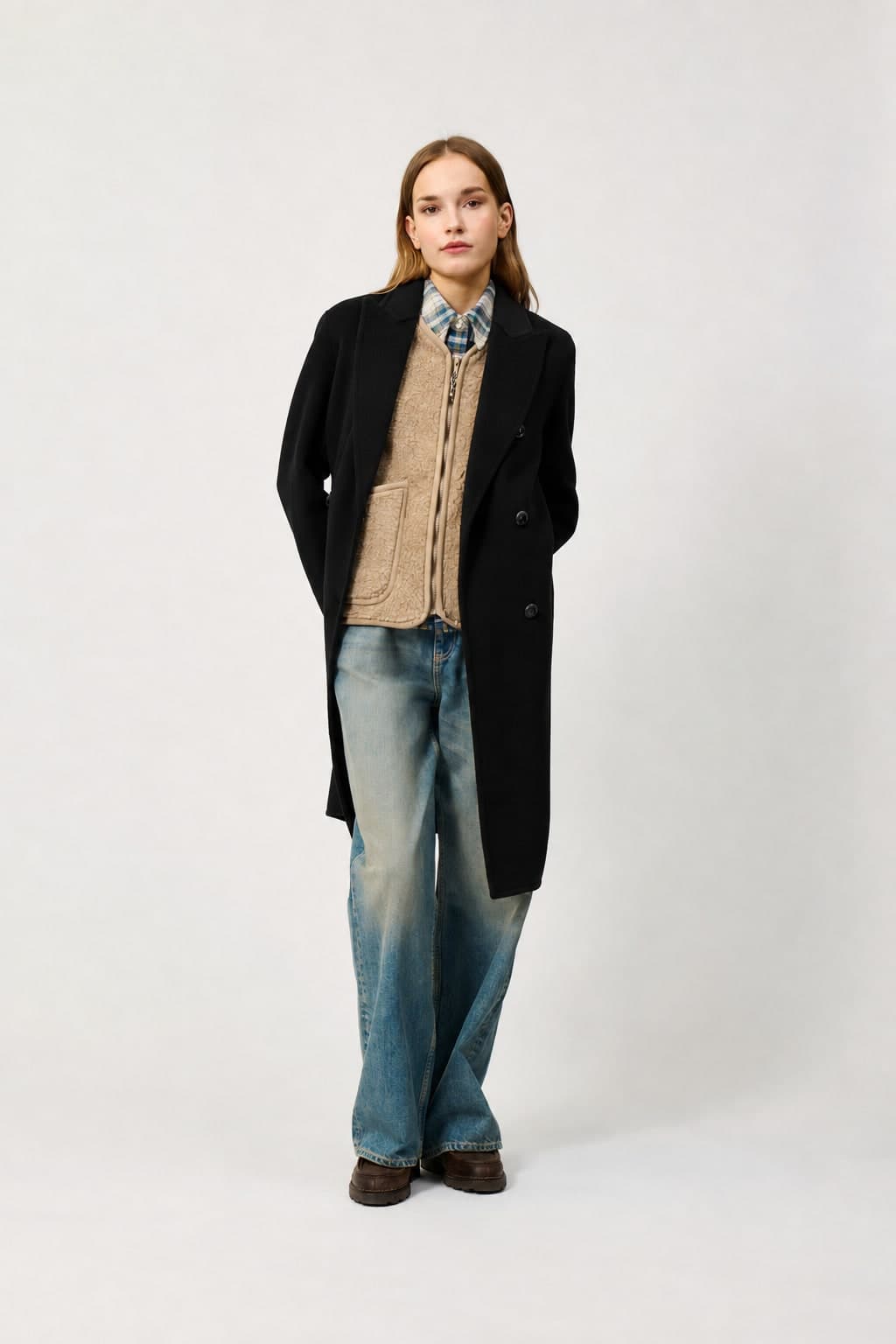 Roy Roger's Cappotto donna doppiopetto in lana  RND90188CS85XXXX C0048 - 2