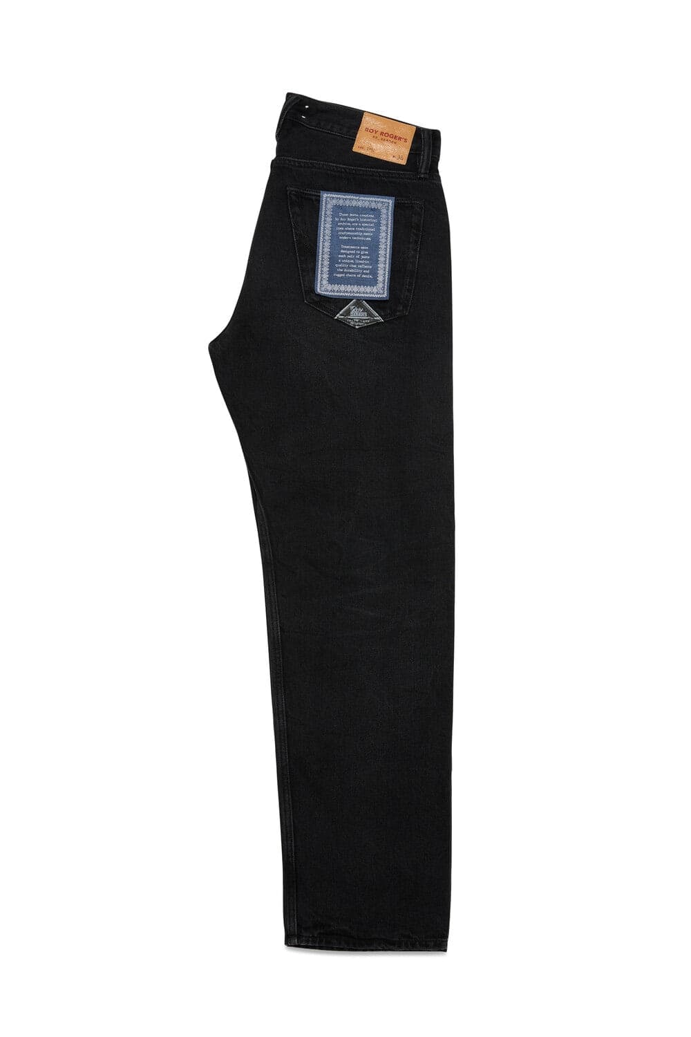 Roy Roger's Jeans Uomo Cult Wide Re-Search Denim Black Nolita RSC001CT263261 C0998 - 2