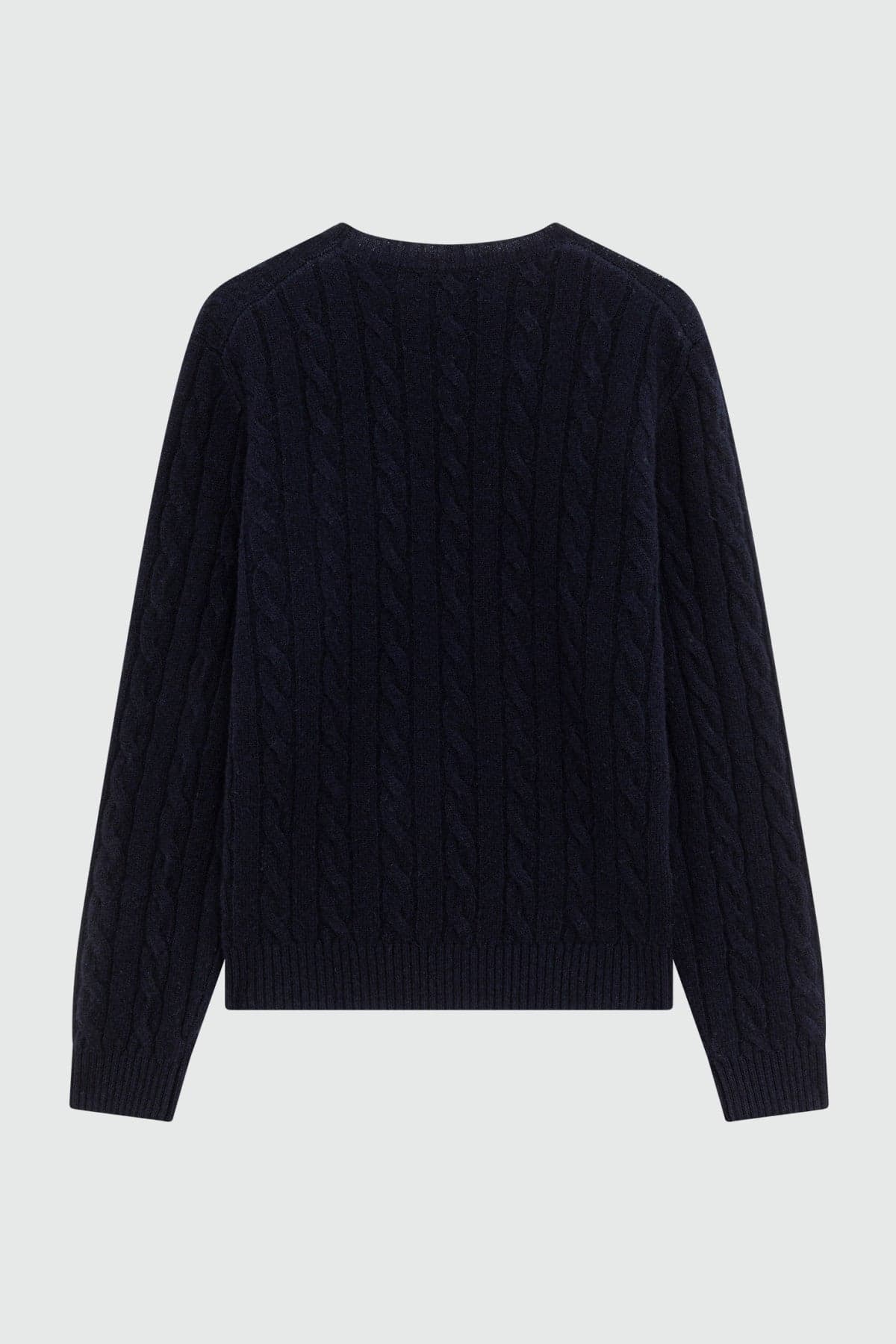 Roy Roger's maglia donna Crew cable WOMAN Cashmere wool blend. - 6