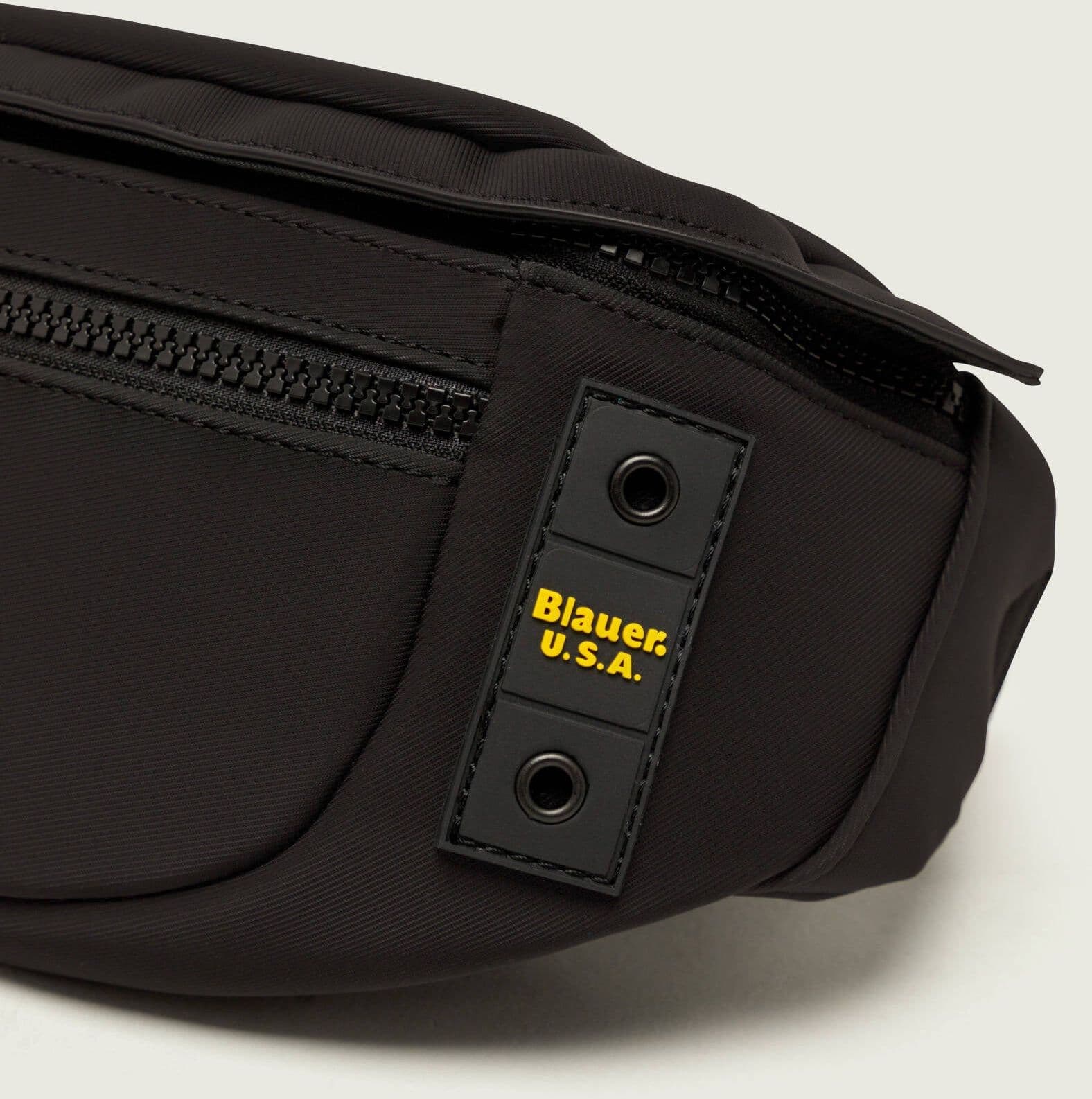 Blauer Pochette uomo marsupio coated polyester waist bag F6WAID01/COA BLACK - 2