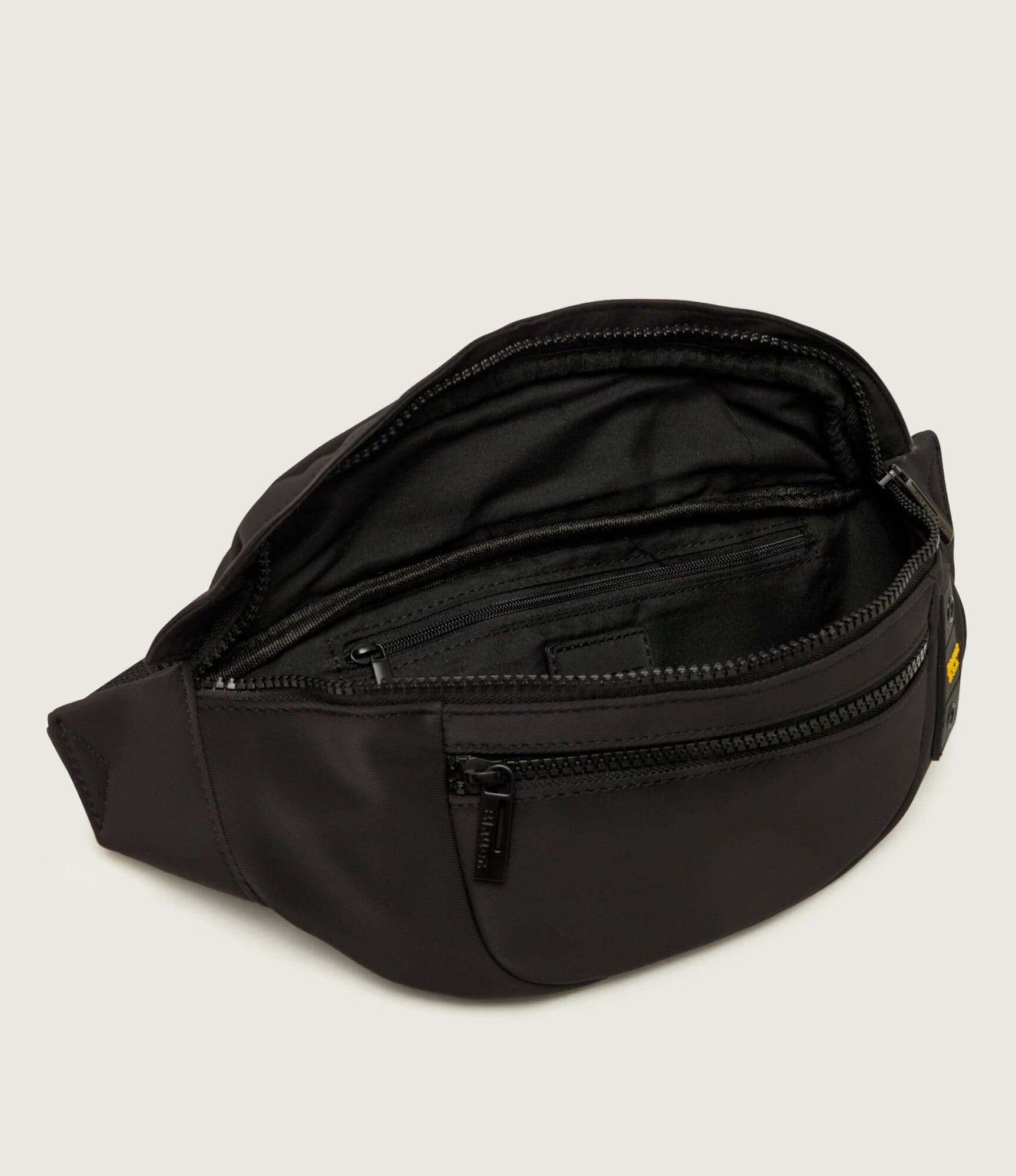 Blauer Pochette uomo marsupio coated polyester waist bag F6WAID01/COA BLACK - 5