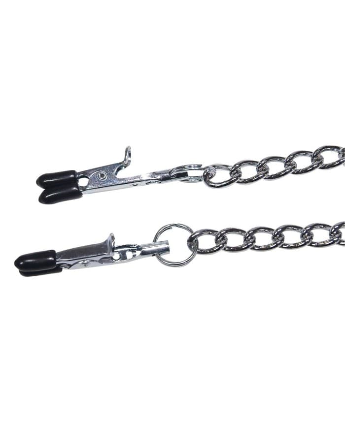 Pinze Capezzoli vulva BDSM Bondage Catene Collare Metallo Fetish Collection - 3