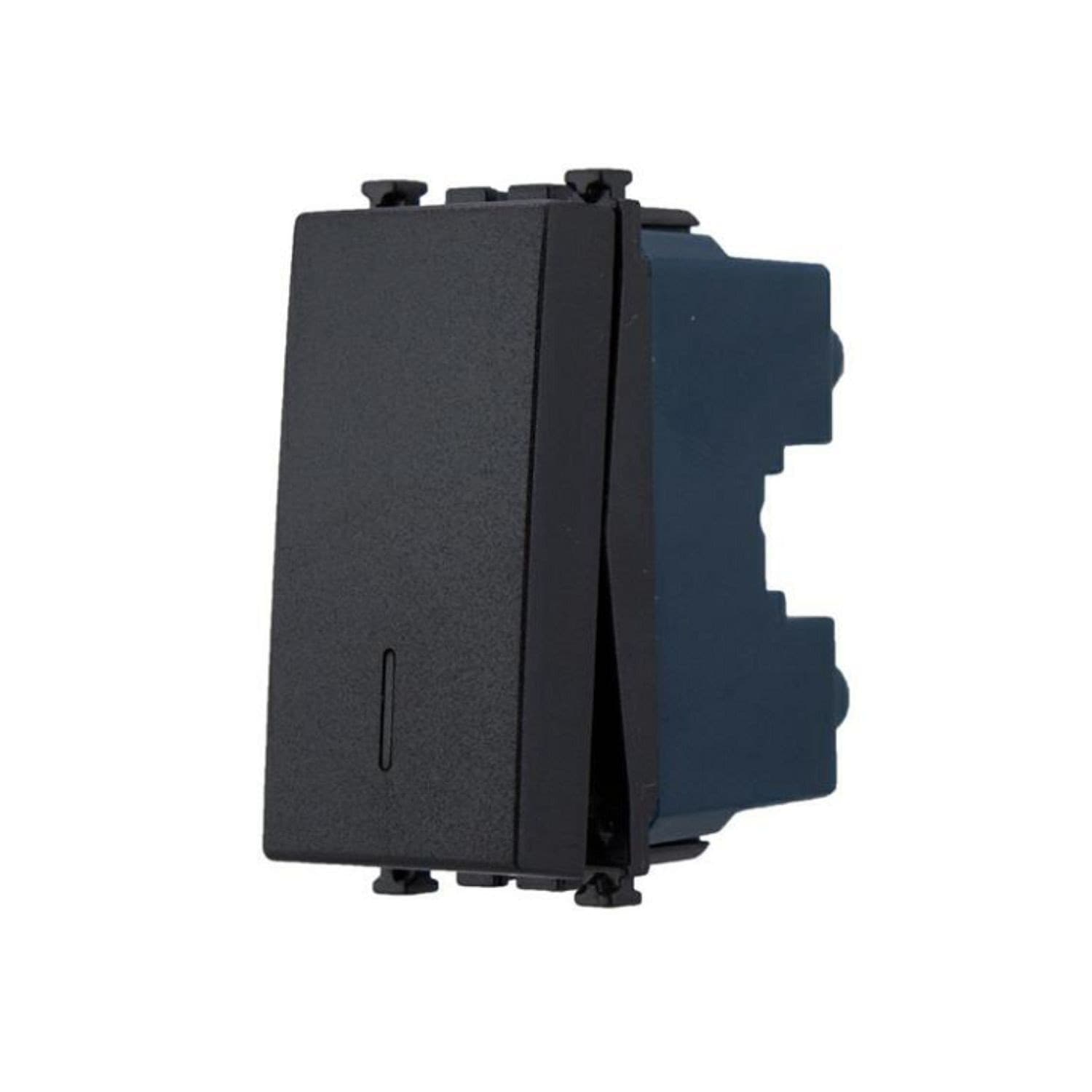 Sandasdon Interruttore 1P 16A Unipolare Nero SD90001