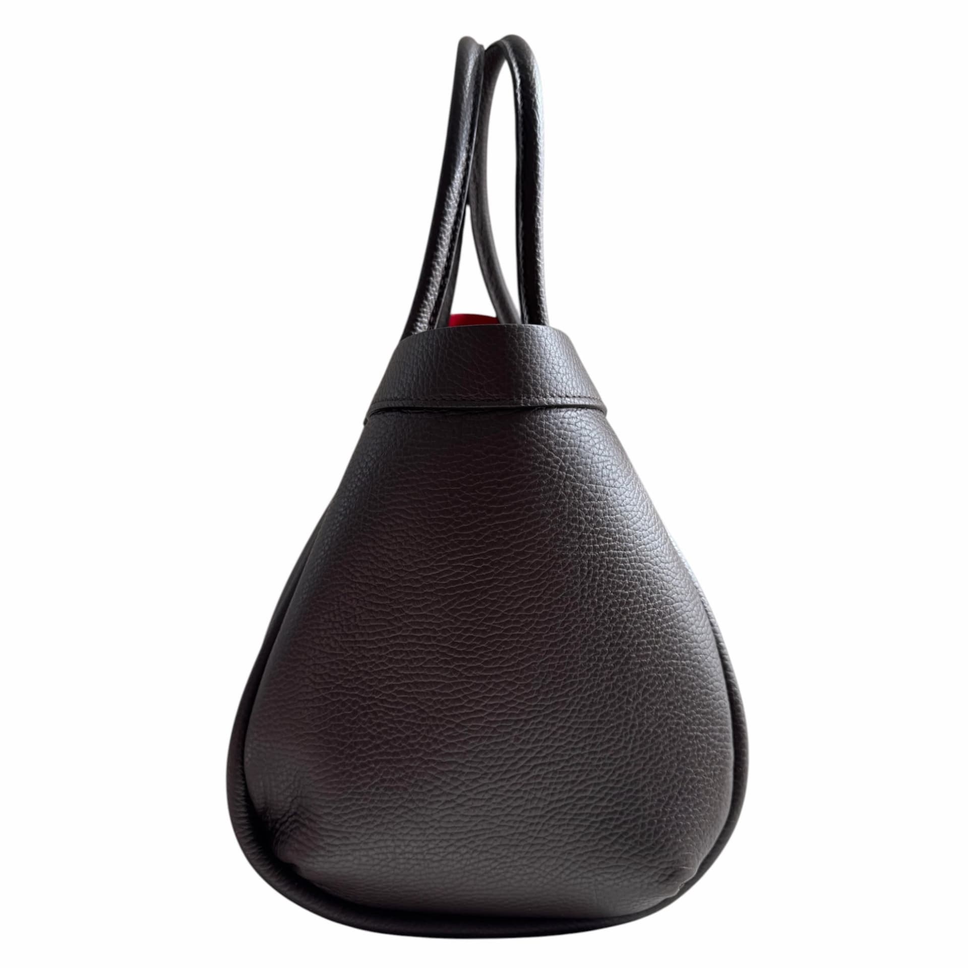 Modarno Borsa a Mano In Vera Pelle Media Con Doppio Manico 34x17x20 - 3