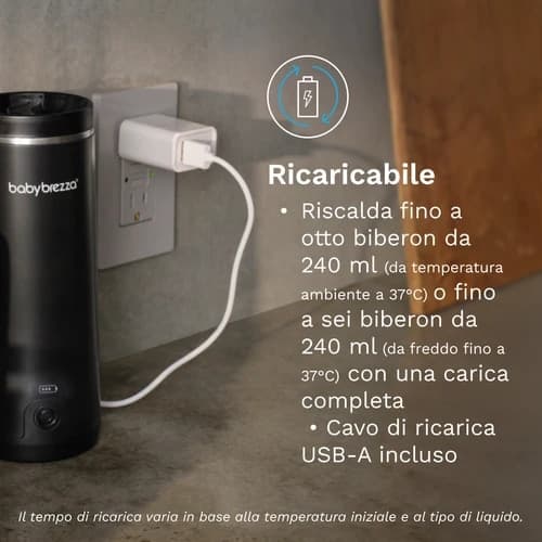 Scaldabiberon Portatile Babzybrezza Superfast Bianco - 7