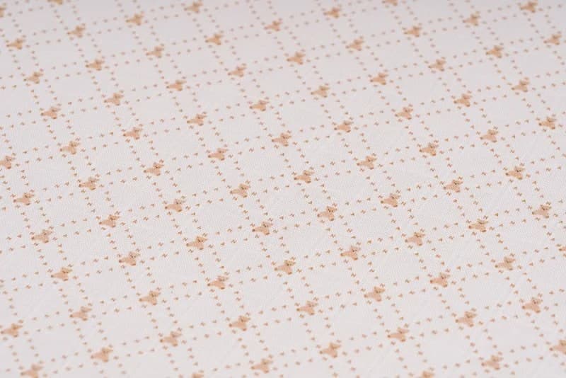 Set 3 pezzi Mussola All Over Lettering 80x80 cm Rosa - 4