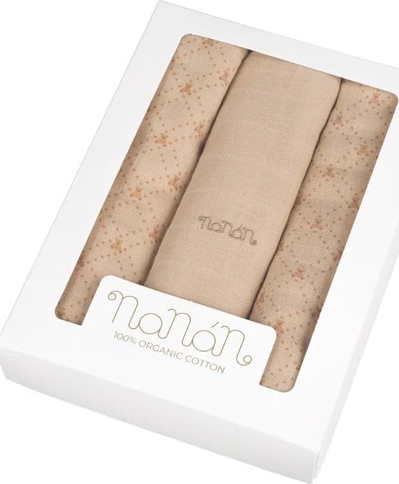 Set 3 pezzi Mussola Nanan 80x80 cm - 2