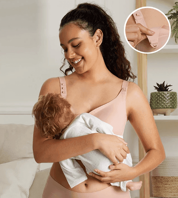 Momcozy - Reggiseno per allattamento con chiusura a clip CozyFitClasp - 4