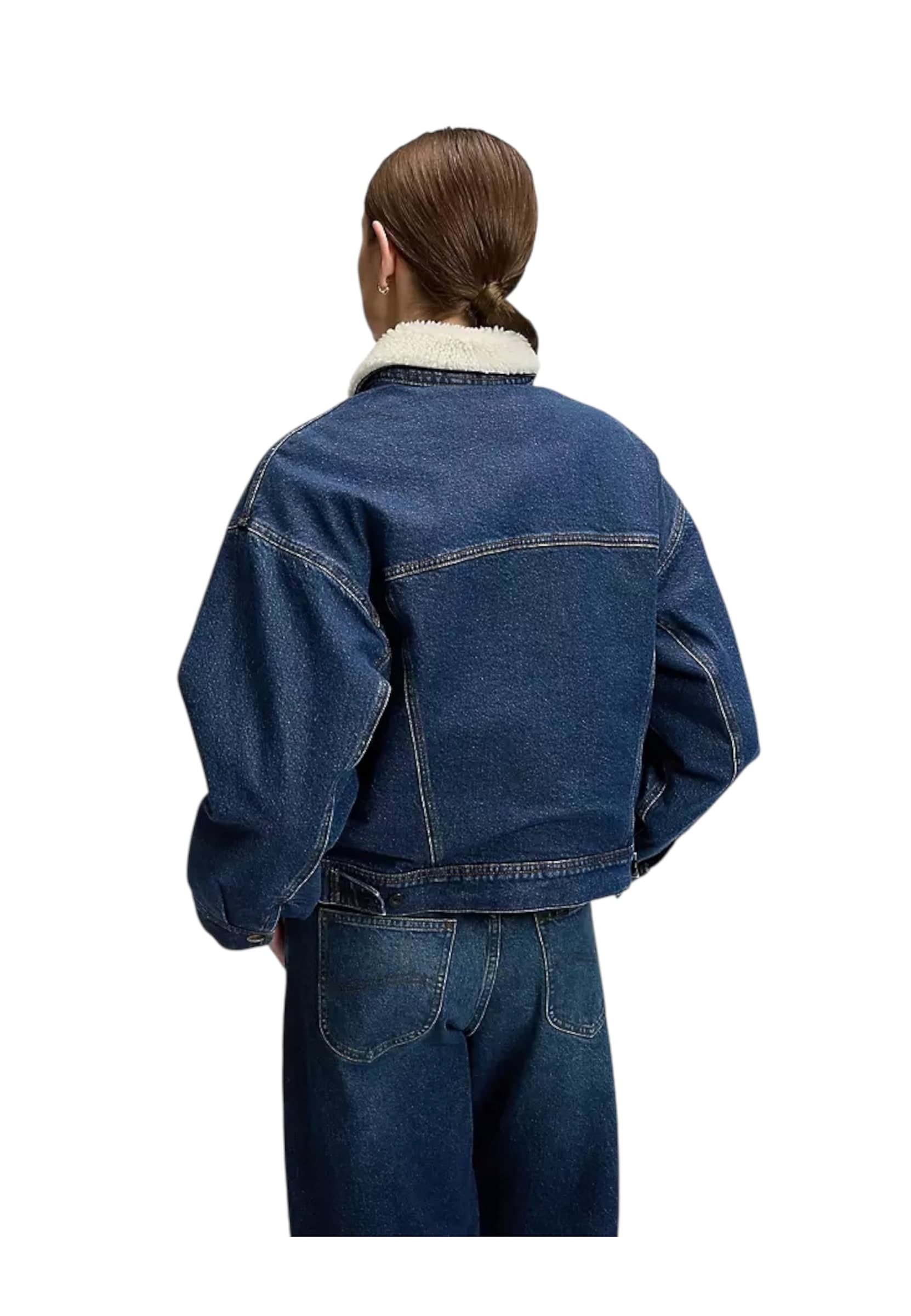 LEE JEANS Giacca in jeans Donna  con interno in pelliccia - 2