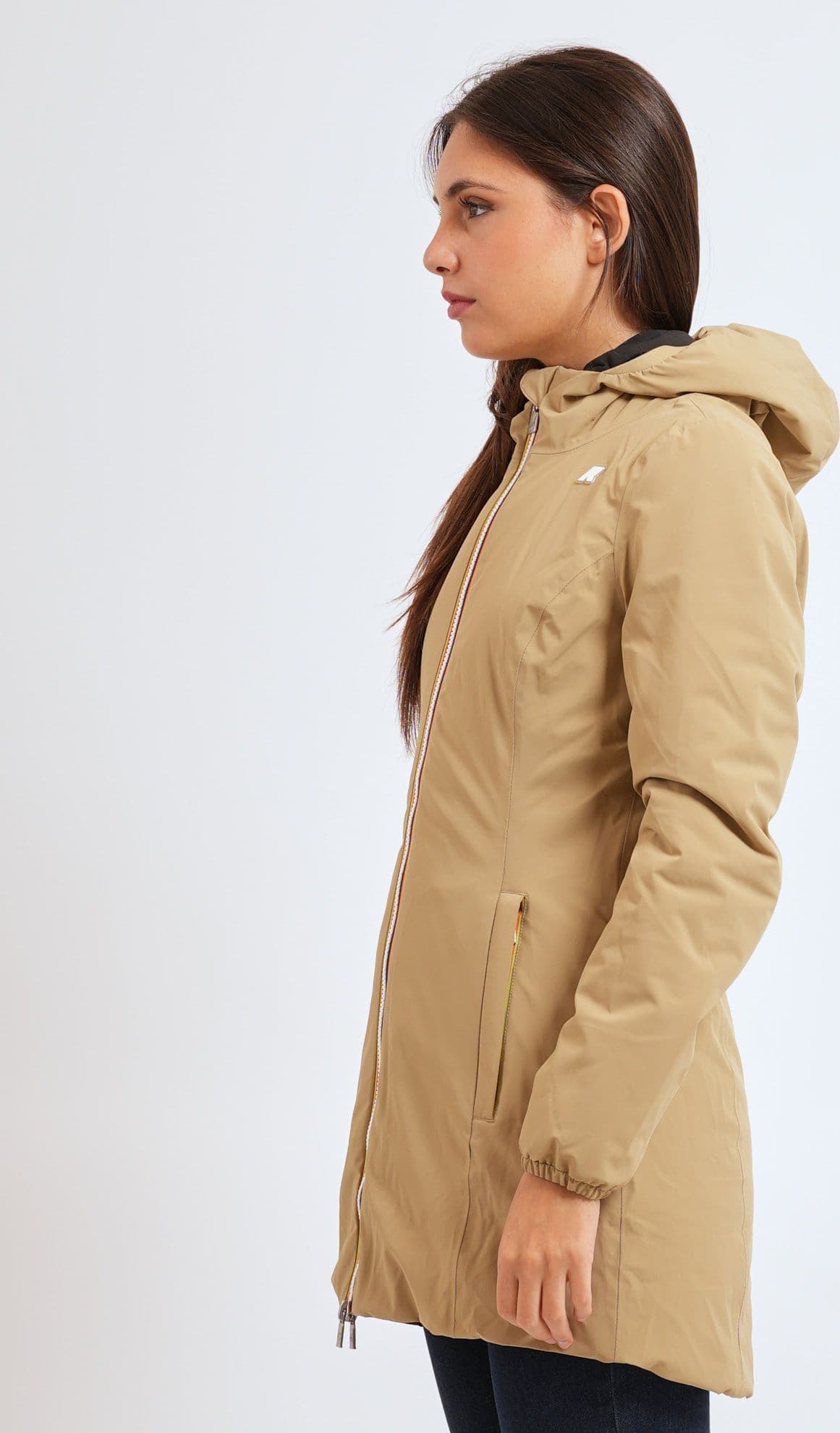 K-Way  Giacconi Beige/nero - 3