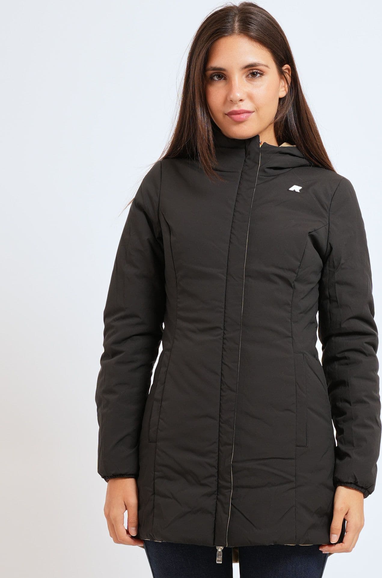 K-Way  Giacconi Beige/nero - 6
